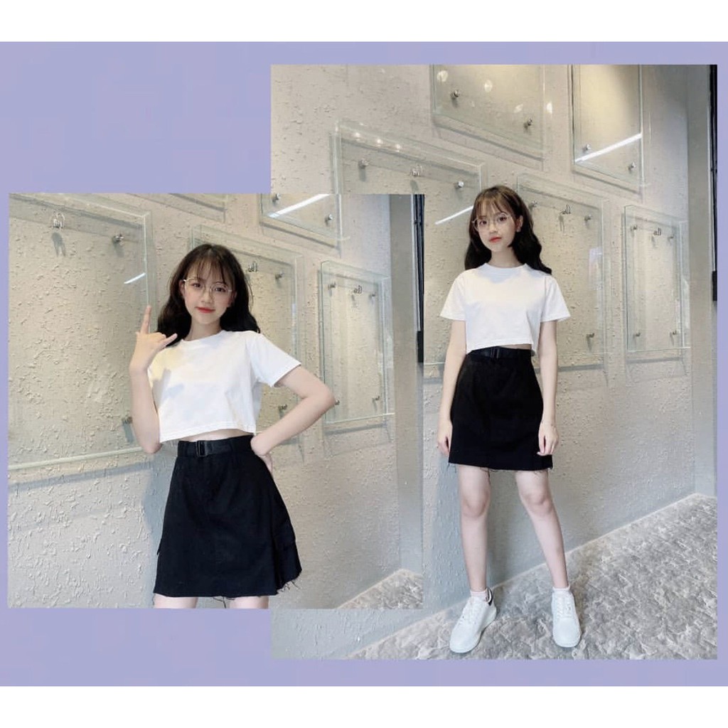 Chân Váy KAKI TÚI HỘP 02 Nữ  1hitshop