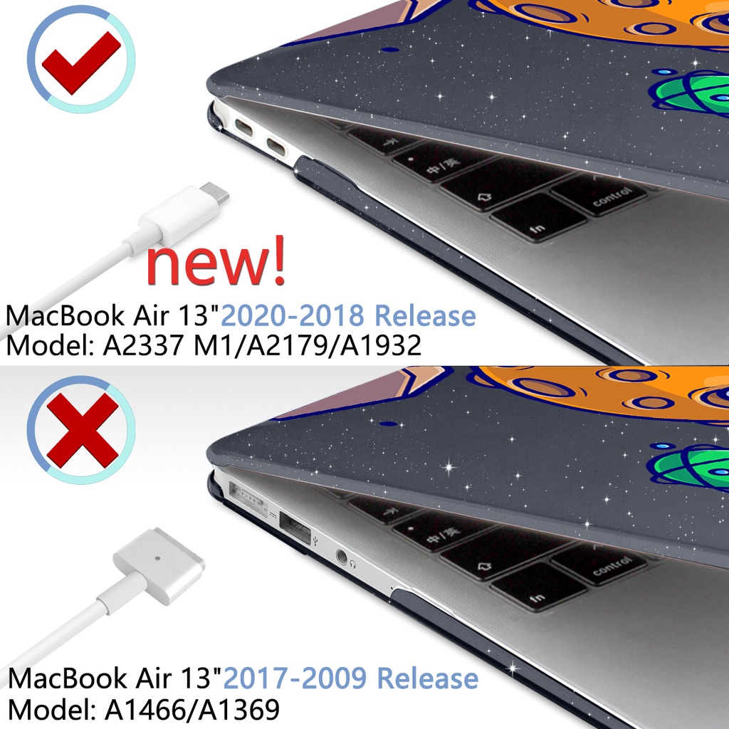 Ốp máy tính bảng BATIANDA cứng in pha lê có bọc bàn phím phù hợp cho MacBook Pro Air13 M1 2020 2021 A2337 A2338 Air11 12 13 2012-2019 A1708 A1706