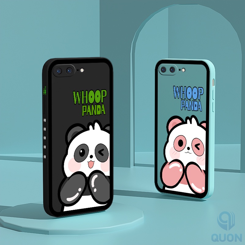Ốp Lưng Điện Thoại Nhựa Mềm iphone 6 6s 7 8 plus Hình Gấu Trúc