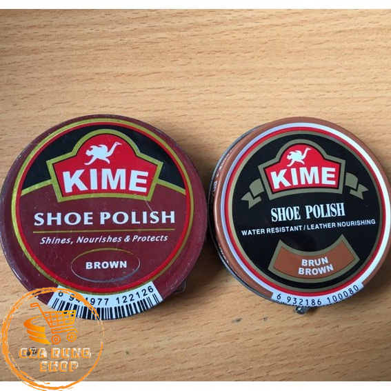 Xi Đánh Giày Chính Hãng KIME Dạng Sáp Màu Nâu, Đen