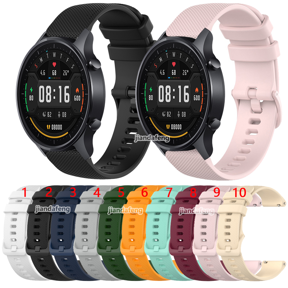 Dây đeo thể thao chất liệu silicon cho Xiaomi Mi Watch Color