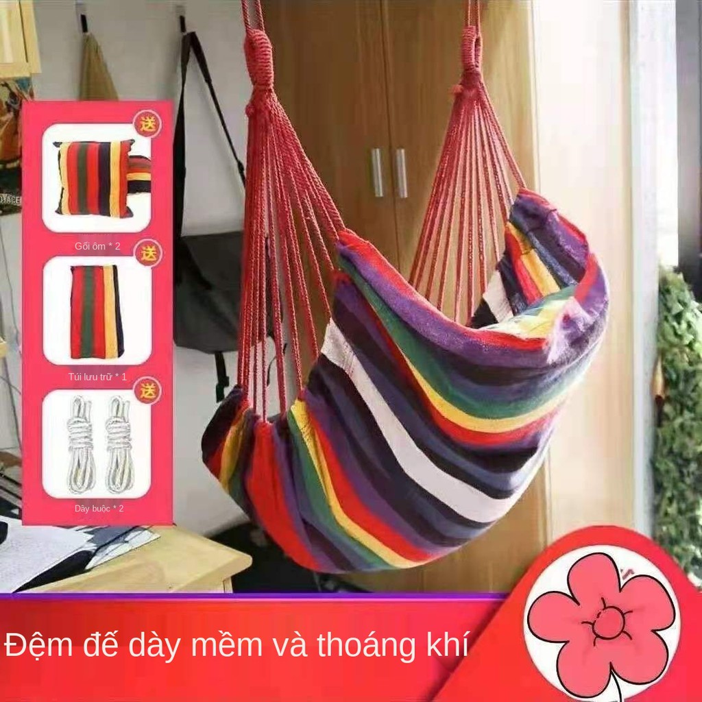 ký túc xá đại học ghế treo lười tạo tác xích đu trong nhà và ngoài trời vải bạt dày nôi sinh viên võng