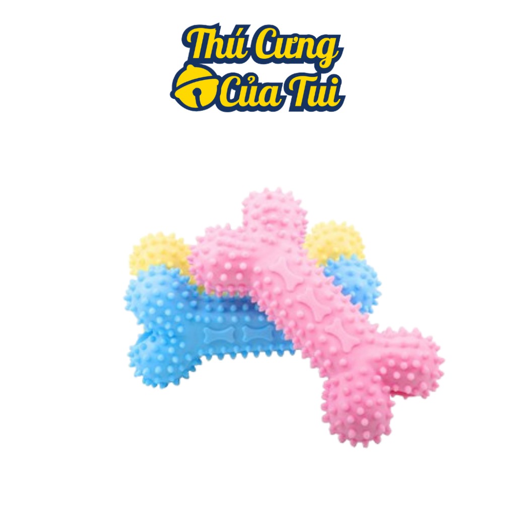 Đồ Chơi Xương Cao Su Cho Chó Tập Nhai Gặm - Thú Cưng Của Tui