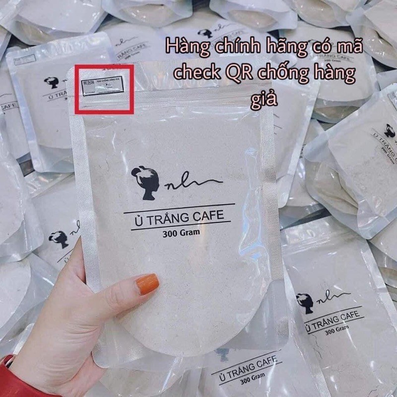 Bột Ủ trắng Cà Phê handmade 🎁cọ + que + băng đô + phiếu hdsd