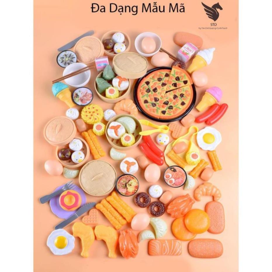 Bộ đồ nấu ăn mini thật từ 22 84 món cho trẻ em, bé gái bằng nhựa, đồ chơi nhà bếp