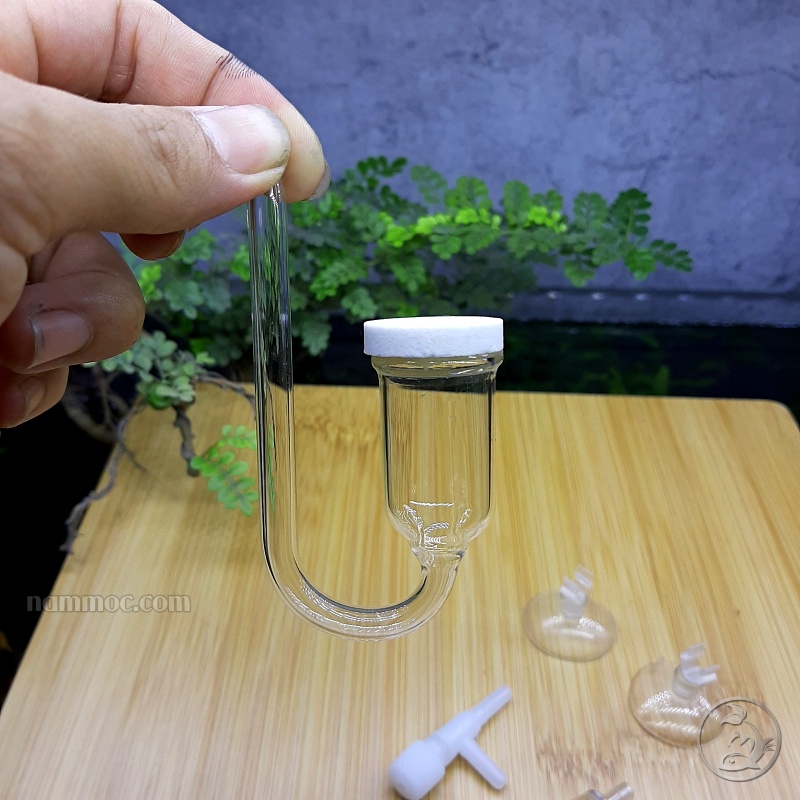 Cốc Sủi Oxy Thuỷ Tinh Siêu Mịn - Siêu Đẹp || Đầu Sủi Oxy Thuỷ Tinh Siêu Mịn Cho Hồ Cá Cảnh, Thuỷ Sinh