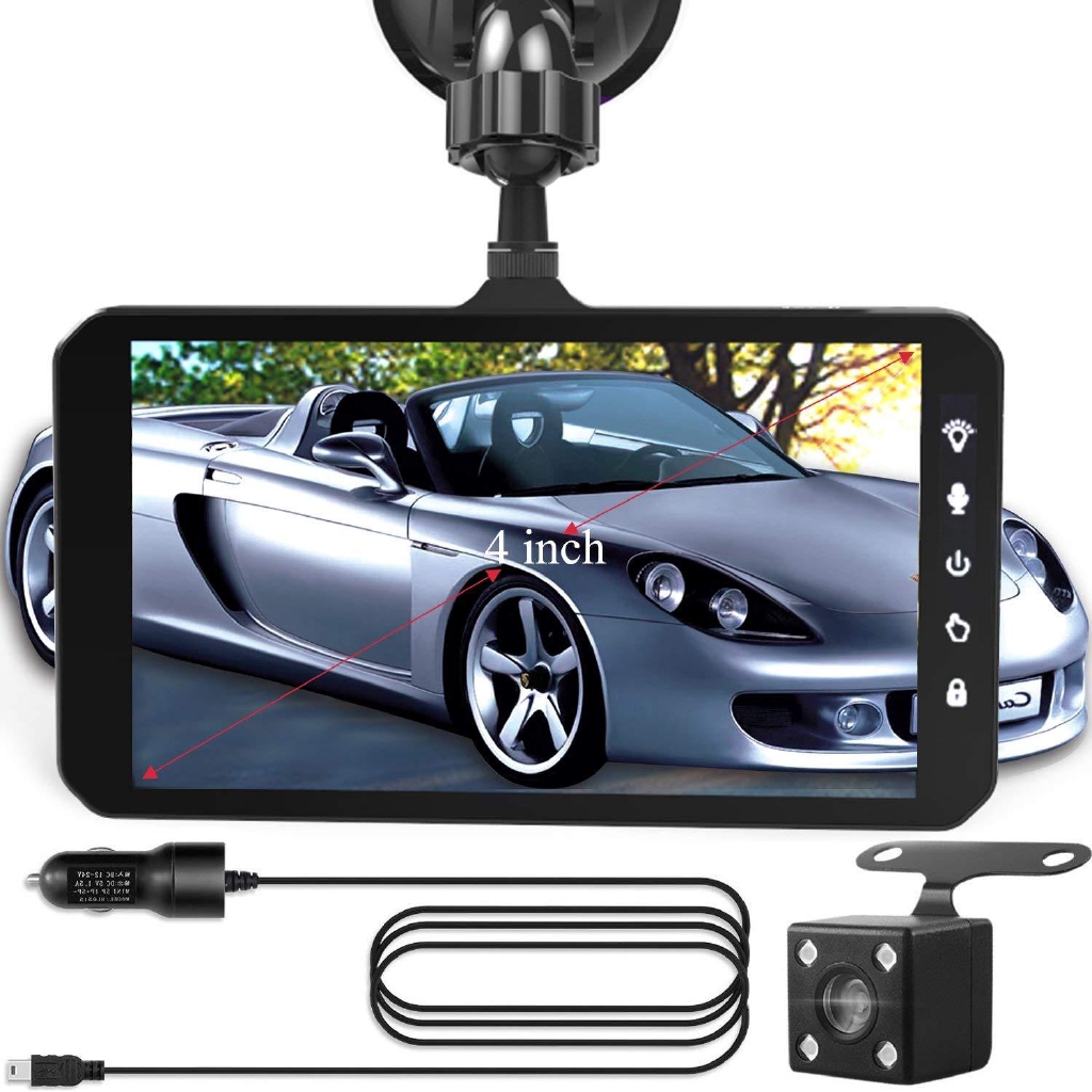 Camera Hành Trình EKLEVA 4.0&quot; 1080P HD 170 Độ Dành Cho Ô Tô° Camera Chiếu Hậu Tầm Nhìn Ban Đêm Góc Rộng