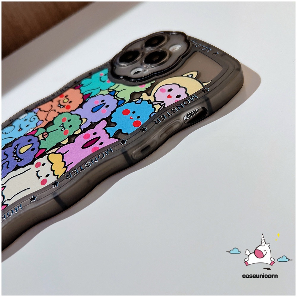 Ốp Điện Thoại Họa Tiết Quái Vật Hoạt Hình Cho iPhone 7plus 8plus 11 13 12 Pro MAX 7 8 6 6S Plus XR X XS MAX SE 2020
