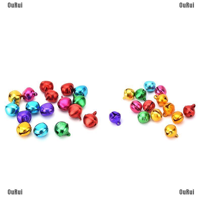 (FCC) Bộ 100 Chuông Nhỏ Nhiều Màu Sắc Sử Dụng Để Trang Trí Hoặc Làm Mặt Dây Chuyền