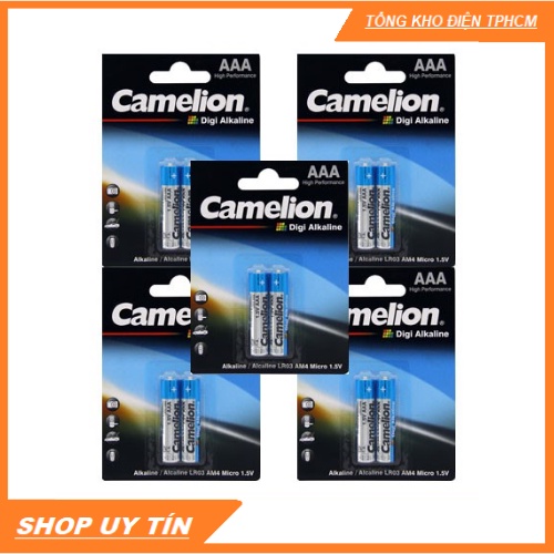 ✅Tongkhodientphcm✅ Pin AA/AAA Camelion digi alkaline vỉ 2 viên Chính Hãng