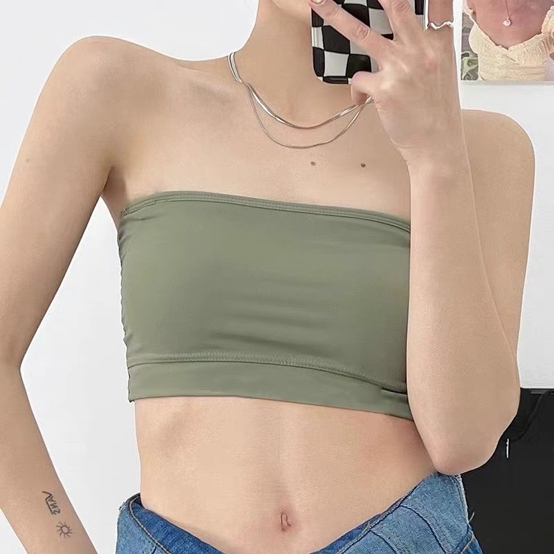 Áo Bra Quây Ngang Đúc Su Mẫu Mới Đệm Đẩy Ngực Móc Kép Sexy A.96