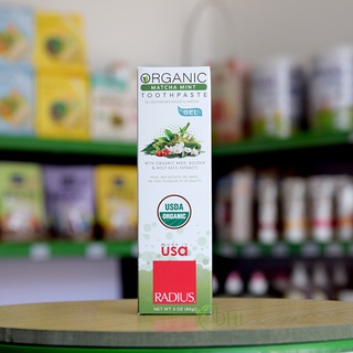 Kem đánh răng hữu cơ nhiều vị Radius 85gr