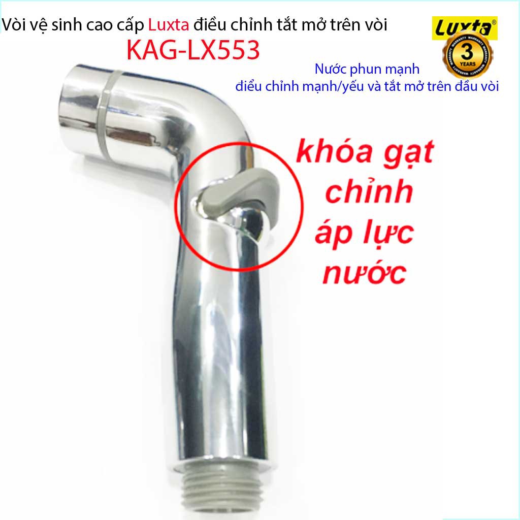 Vòi xịt vệ sinh Luxta Korea,Vòi xịt nhà tắm cao cấp KAG-LX553