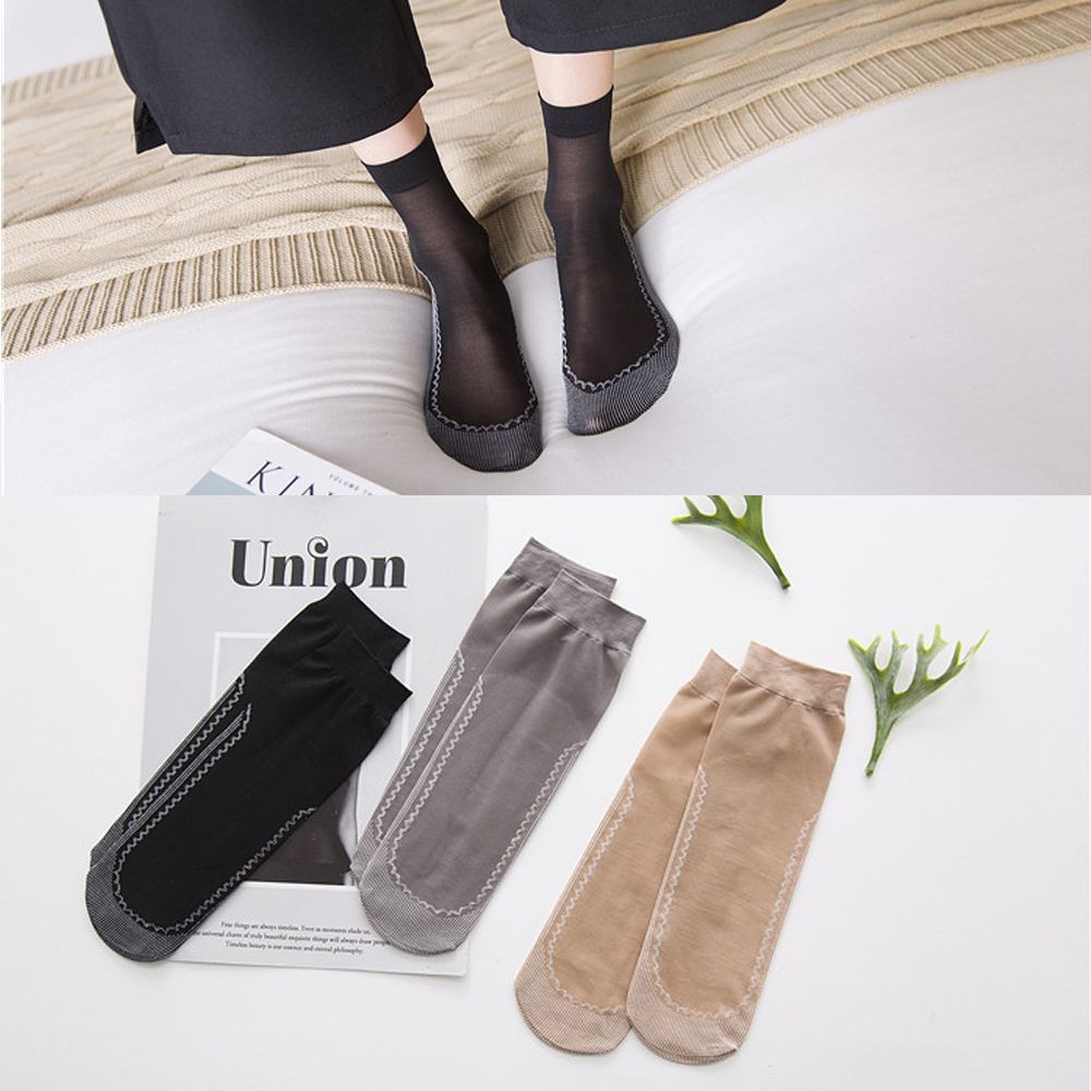 Cặp tất ngắn chất liệu lưới thoáng mát cho nữ