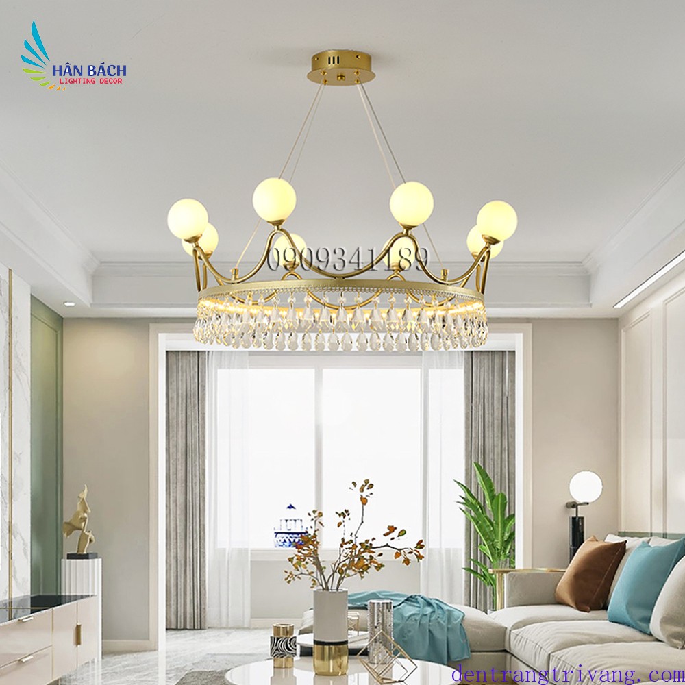 Đèn chùm,đèn gắn trần trang trí phòng khách,salon,khách sạn hiện đại