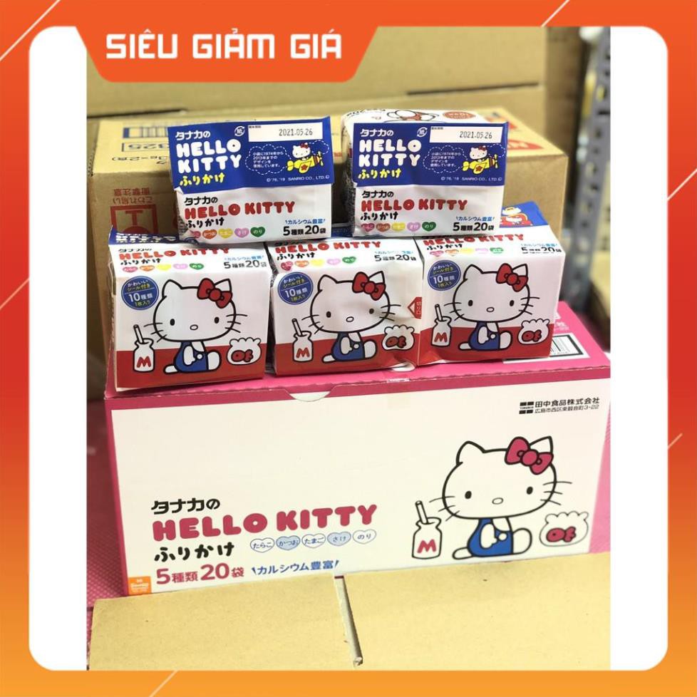 Gia vị rắc cơm Hello Kitty Nhật (8/2021)