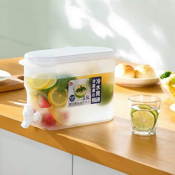 Bình nước 3.5L có vòi chuyên để tủ lạnh cực tiện lợi mẫu mới nhất - Hàng Việt Nam