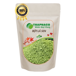 Bột lá sen 100g nguyên chất uống làm đẹp dưỡng da thaphaco