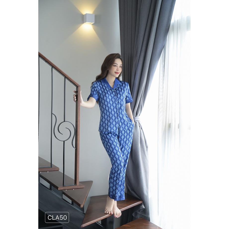 BỘ ĐỒ NGỦ CAO CẤP ZAM LUXURY -  BỘ CỘC TAY QUẦN DÀI AFRICAN DIAMOND (CLA50) | BigBuy360 - bigbuy360.vn