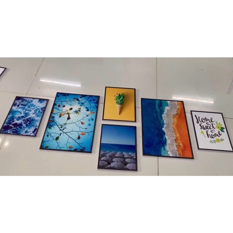 Bộ 6 Tranh Fomex Treo Tường - Dán Tường - GIÁ SIÊU RẺ - tranhdecor - tranhtrangtri - Chuối Decor