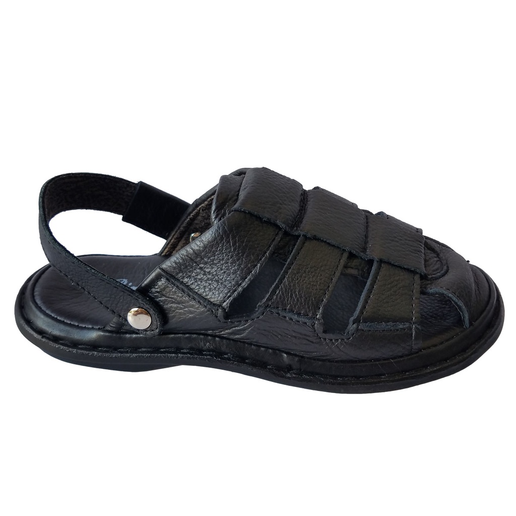 Giày Sandal Nam Bít Mũi Da Bò Thật BIGBEN SD79