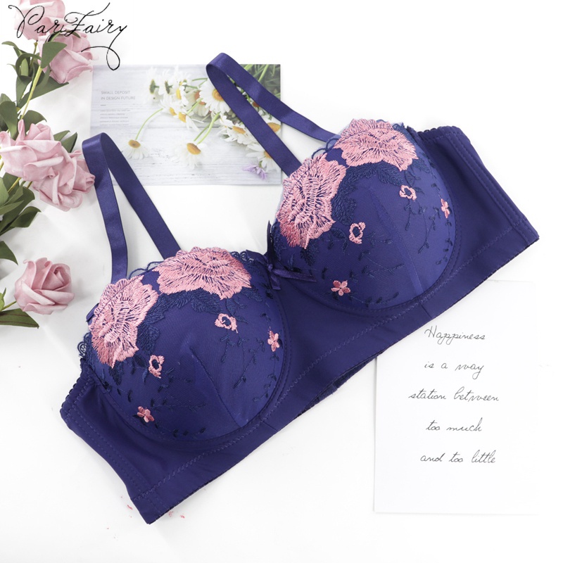 PARIFAIRY áo ngực cup c áo bra không dây áo lót không đệm 38C 40C 42C 44C 46C 48C-89102C