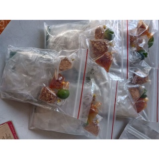 Bánh tráng sate hành phi
