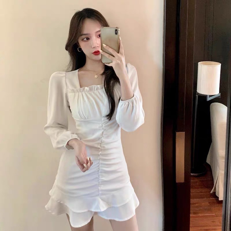 ĐẦM CỔ U VIỀN BÈO RÚT NHÚN LAI TẦNG | BigBuy360 - bigbuy360.vn