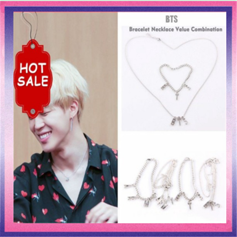 Dây chuyền mặt chữ BTS cho người hâm bộ Bangtan Boys