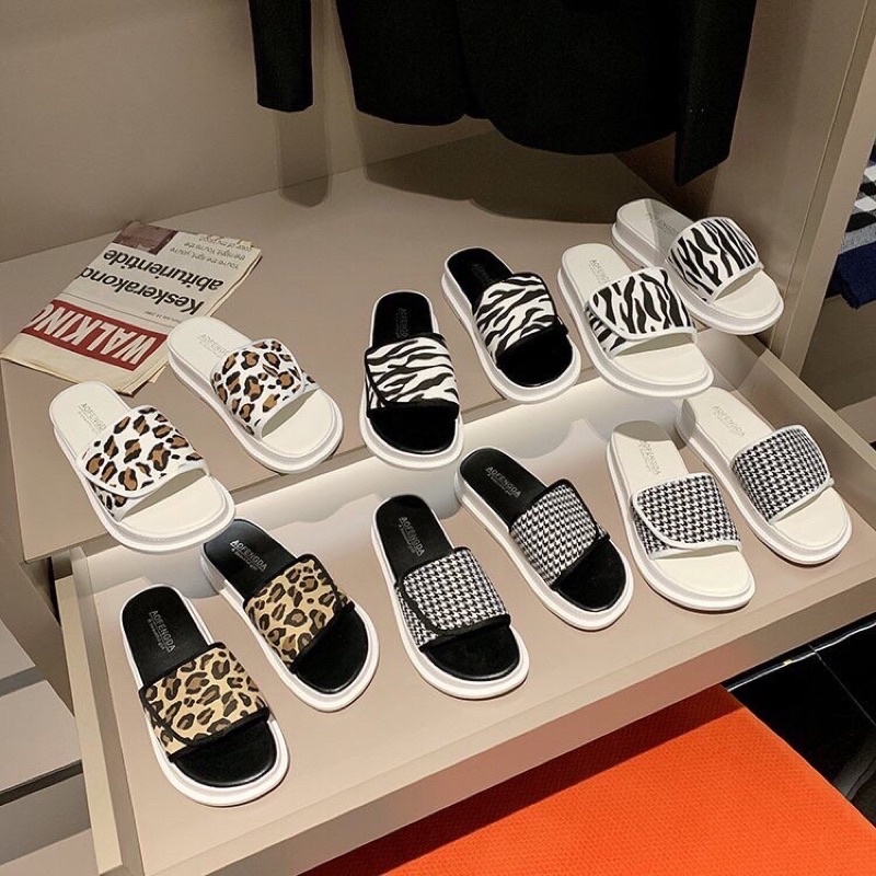 Dép nữ quai ngang thời trang sẵn hàng đủ màu