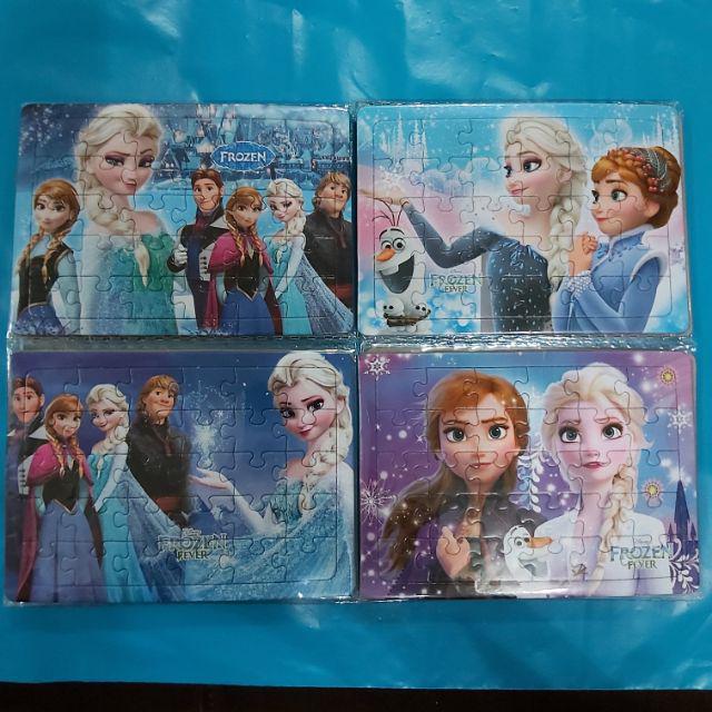 Bộ 30 miếng đồ chơi xếp hình chủ đề Pony Frozen Ultraman Spiderman Hello Kitty Doremon dễ thương cho bé