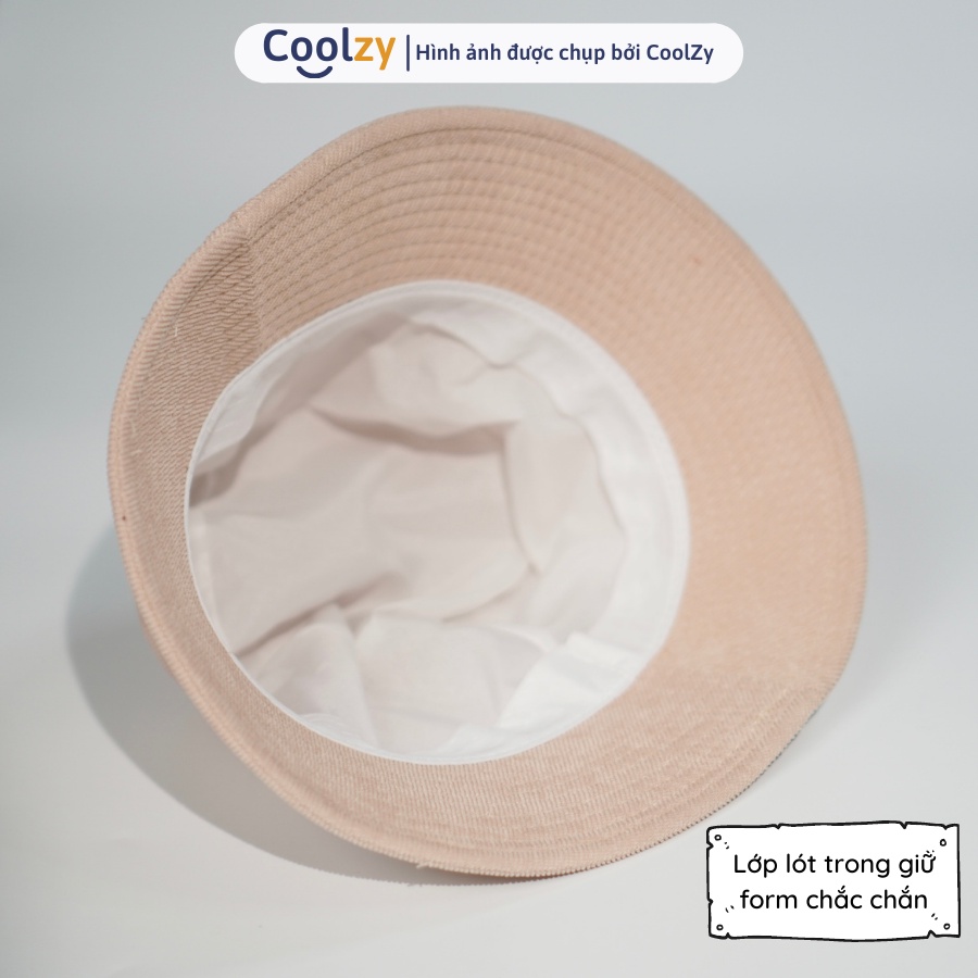 [Mã FAMARAL1 giảm 10K đơn 50K]Mũ bucket trơn ❤️ Nón tai bèo vành tròn trơn chất nhung tăm cao cấp form unisex nam nữ N14