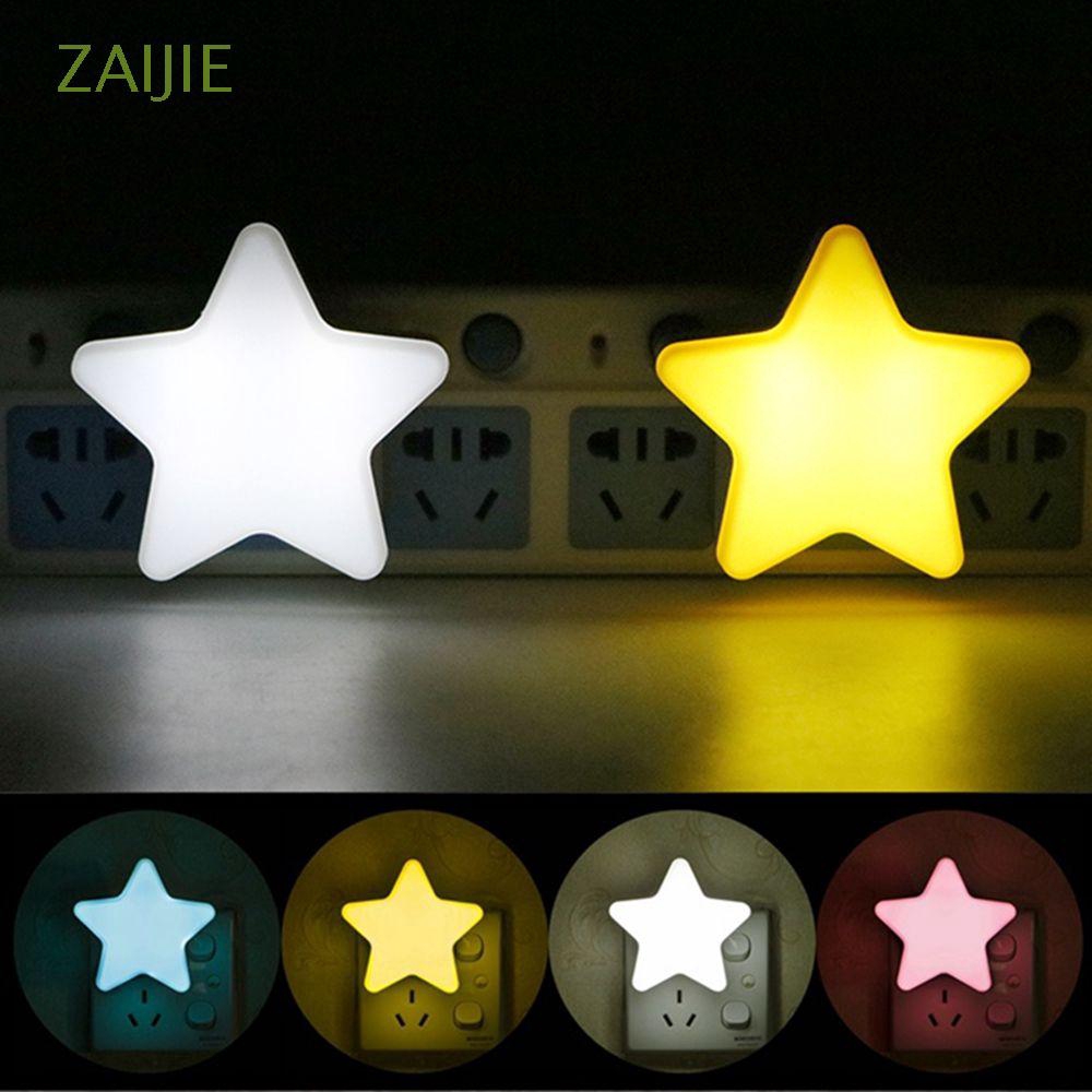 Đèn LED ngủ hình ngôi sao nhiều màu xinh xắn