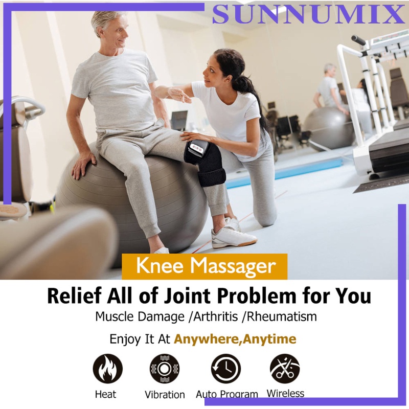[Hàng mới về] Máy mát xa hồng ngoại không dây chuyên dùng cho đầu gối / khuỷu tay có phích cắm EU