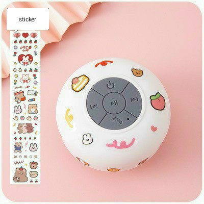 Loa bluetooth không dây chống nước gắn tường, nhà tắm tặng kèm miếng dán stick
