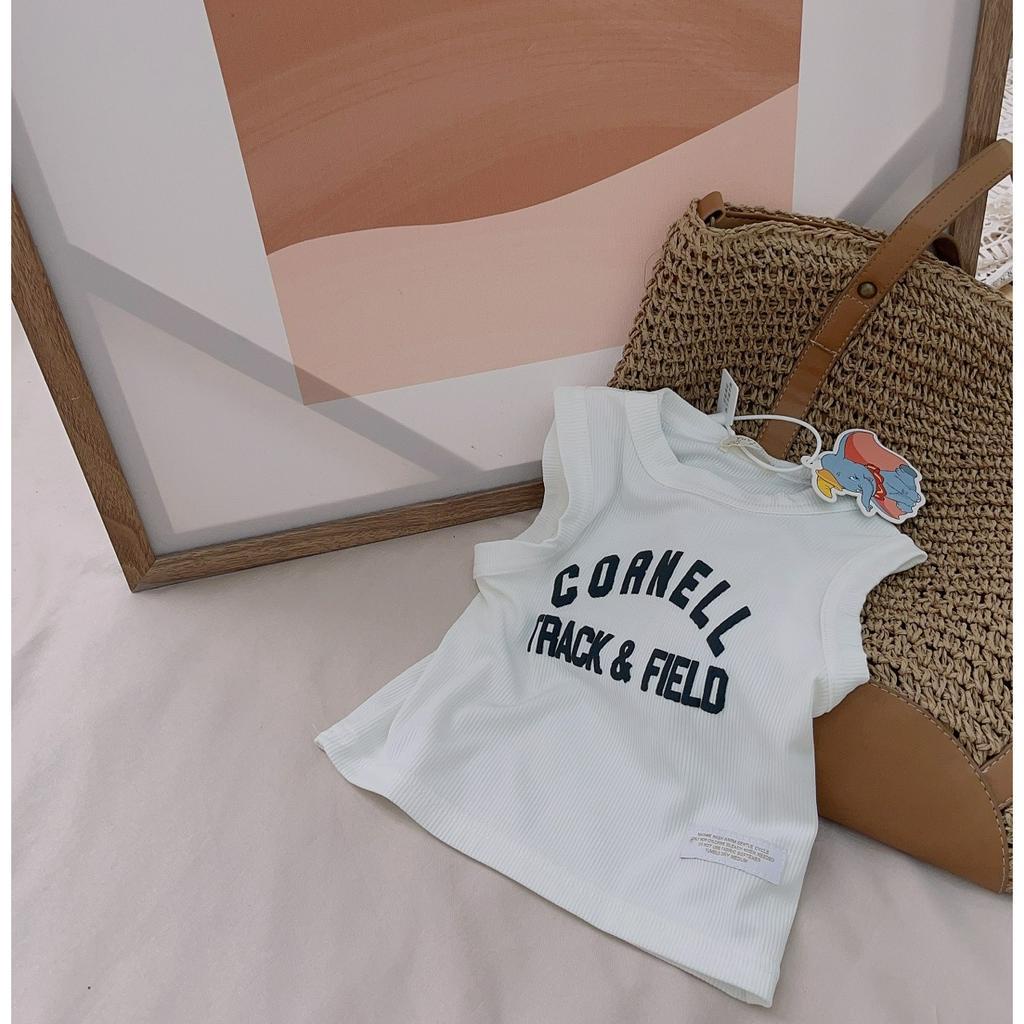 Áo ba lỗ bé trai, bé gái, áo ba lỗ Basic chất tăm lạnh Quảng châu xịn xò mát lạnh cho bé 6-26kg