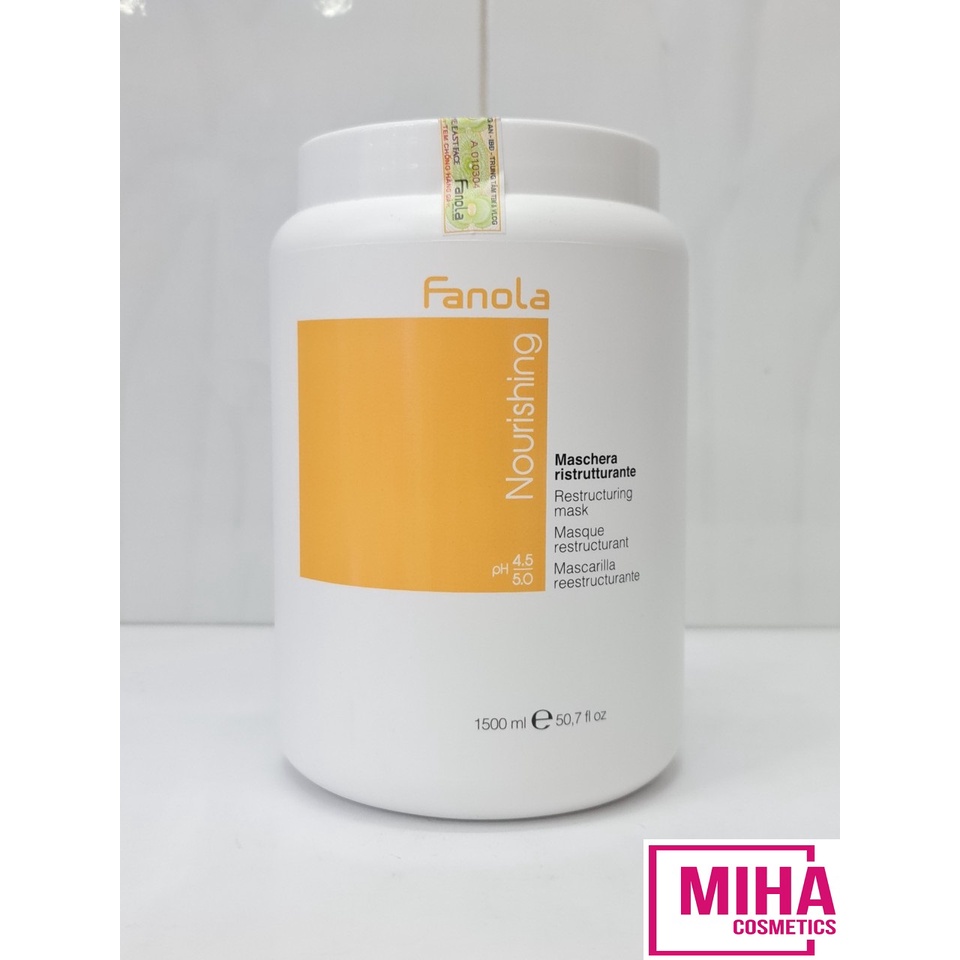 Dầu Hấp-Ủ-Xả Tóc Cao Cấp NUTRI CARE FANOLA 1500ml Italy