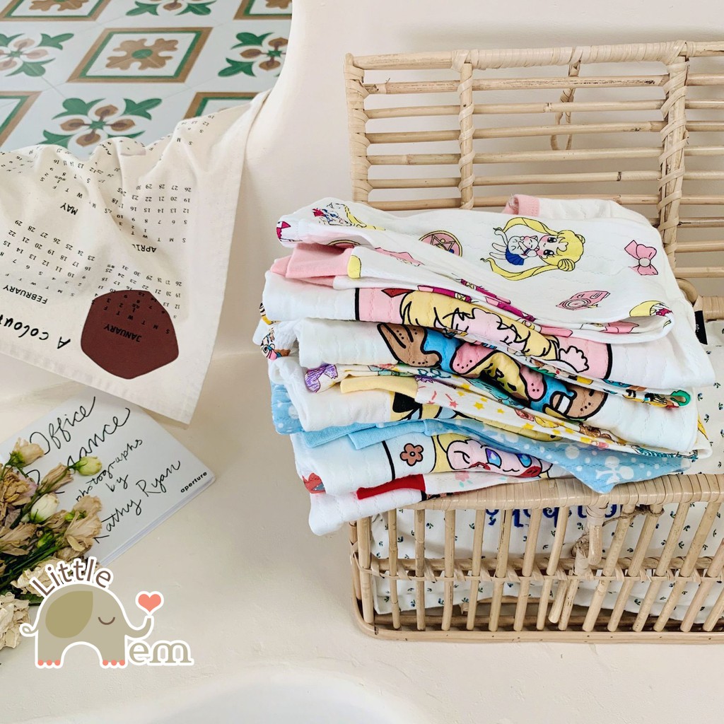 Bộ đồ bé trai/ bé gái Cotton xuất Nhật dài tay _ Alice