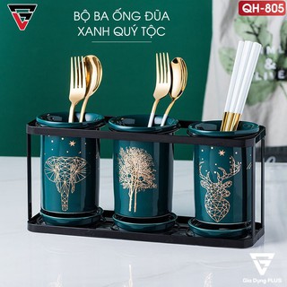 ống đũa sứ xanh cổ vịt