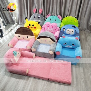 Ghế Lười Bông Hình Thú Cho Bé 3 Tầng