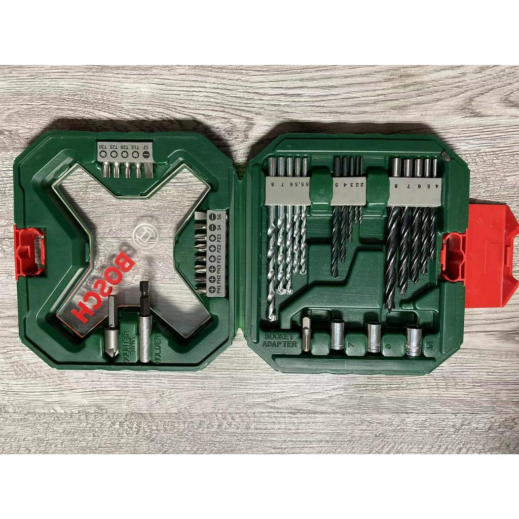 Bộ Mũi Khoan BOSCH 34 Món Chuyên Dụng Cho Máy Khoan Điện