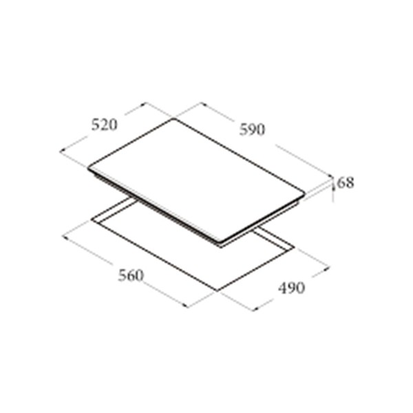 Bếp Từ Cata ISB 603 WH