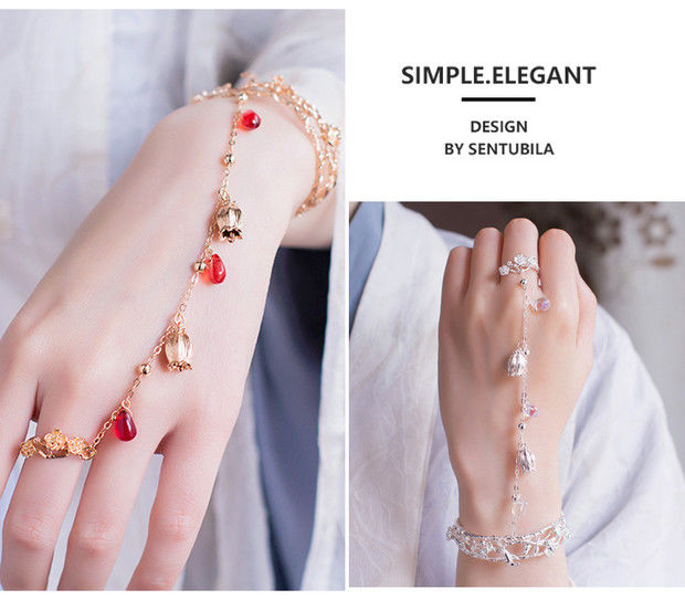 Antique Ring Bracelet
Bell Ring Bracelet
Hanfu handwear
Open Bracelet
Chinese style
Gong Ling gift
Court ornaments
Retro Ring Bracelet | BigBuy360 - bigbuy360.vn