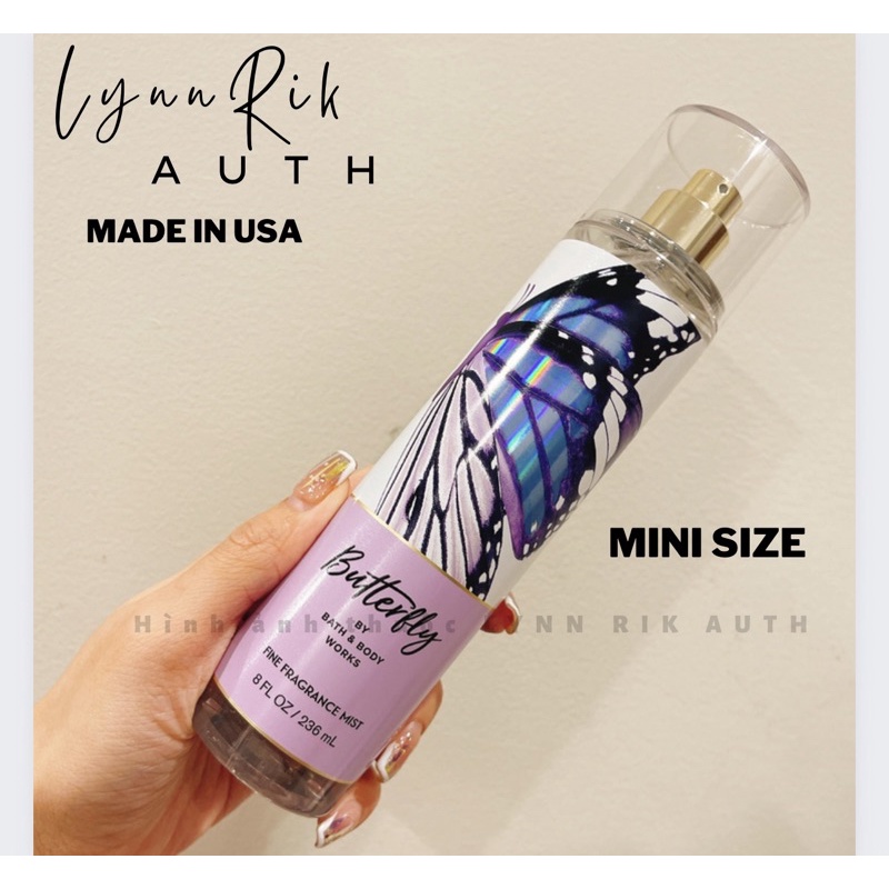 BUTTERFLY - Xịt Thơm Toàn Thân Body Mist Bath & Body Works