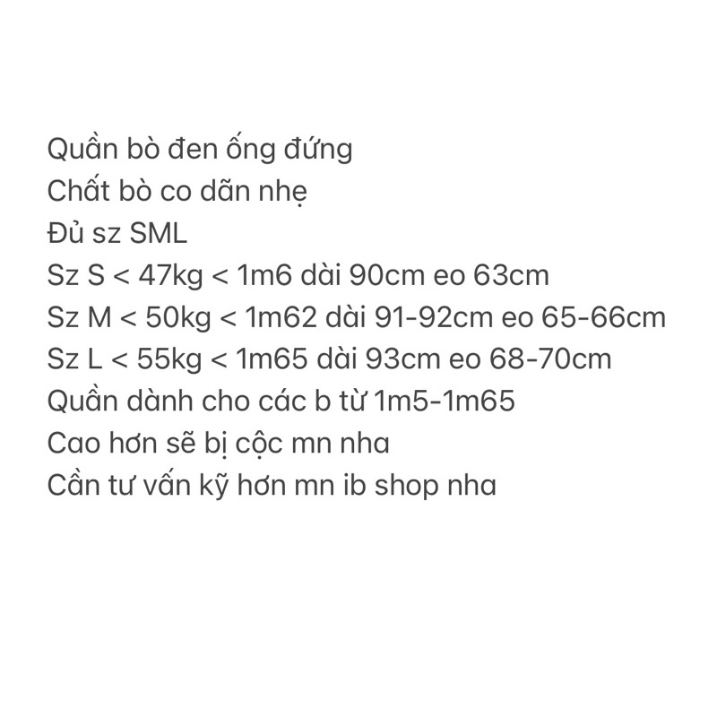 [Mã SKAMONTH4M giảm 10% đơn 250K] Quần Bò Đen Trơn Quần jean Ống Đứng Không May Gấu 2459