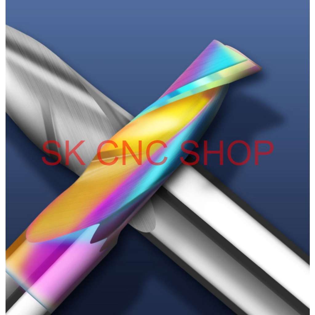 Mũi dao 1 me chuyên Nhôm phủ DLC - ENDMILL - HRC60 - SK CNC SHOP