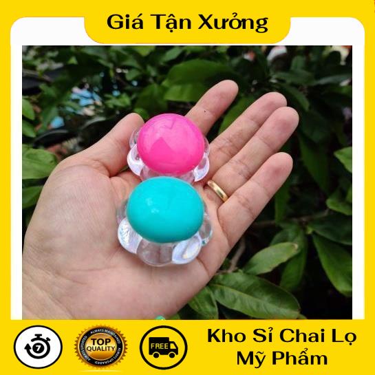 Hủ Đựng Kem ❤ TRÙM SỈ ❤ Hũ chiết kem 5g hoa mai , hoa đào đựng mỹ phẩm , phụ kiện du lịch