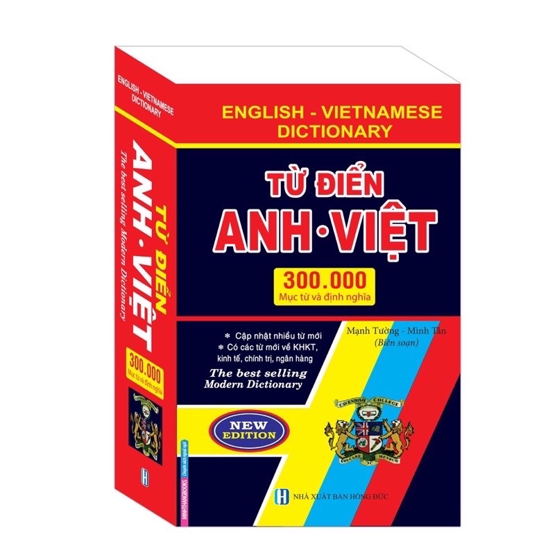 Sách .__.Từ Điển Anh - Việt 300.000 Mục Từ Và Định Nghĩa ( Bìa Mềm )