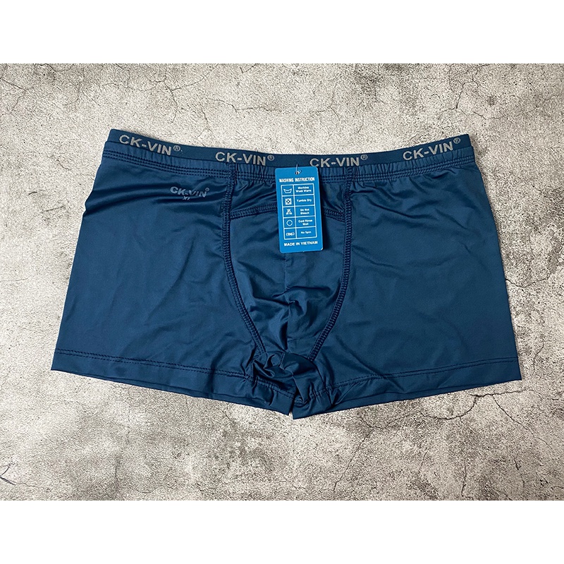 Quần lót nam boxer thun lạnh co dãn 4 chiều , chất vải quần sịp đùi thoải mái thấm hút mồ hôi tốt (055)