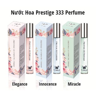 Bộ 3 Nước Hoa Nhỏ Gọn Tiện Lợi Mang Đi Du Lịch it's Well plus Prestige 333 (Dung tích: 9ml/Chai)
